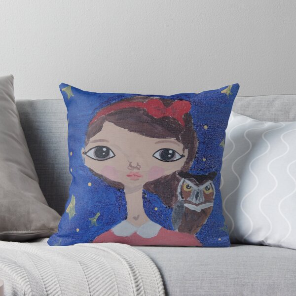 Item preview, ~ Great Horned Owl ~ 10 Year Old Amelia's Arizona Critter Girl designed and sold by ArtByMillyMoo.
