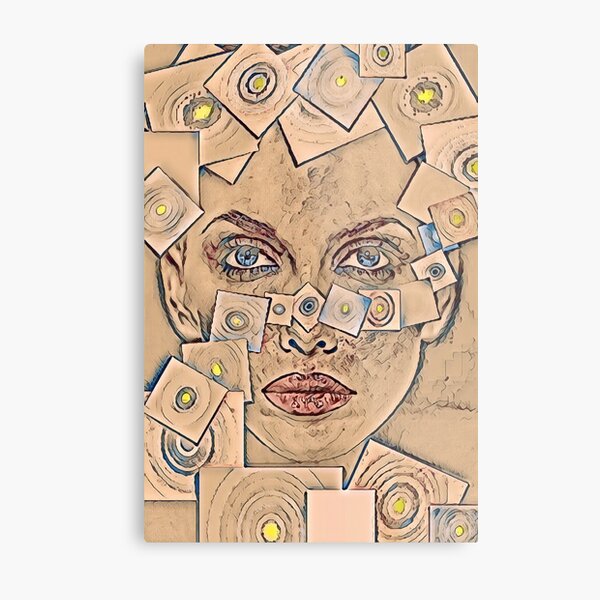 Infinite Gaze Metal Print