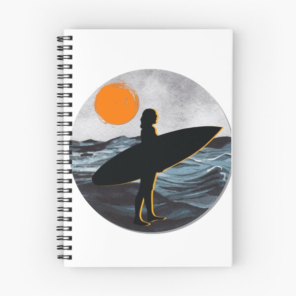 Item preview, Surfer girl in beautiful Maui aloha sunset designed and sold by Activi-Tees.