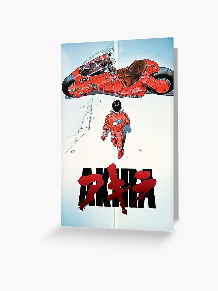 Akira Movie Poster Greeting Card By Abrokeunikid Redbubble