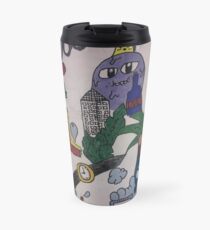 Doodle Art Travel Mug