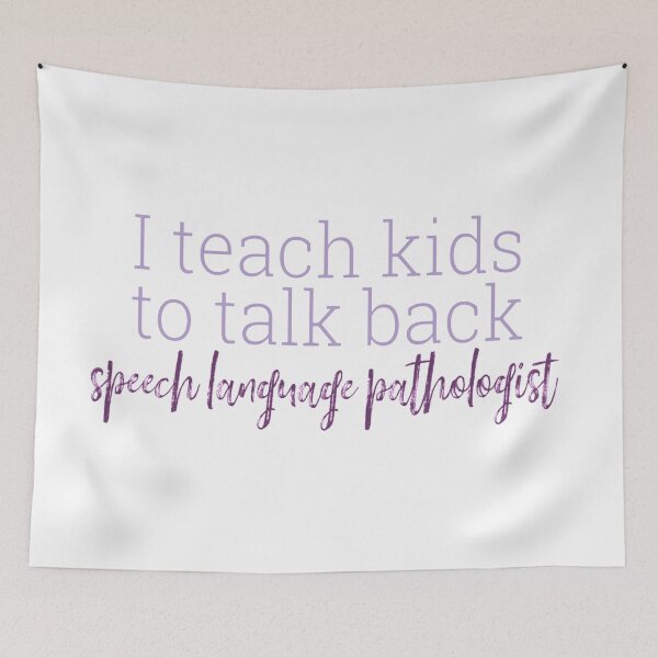 Item preview, speech language pathologist designed and sold by stickersbycare.