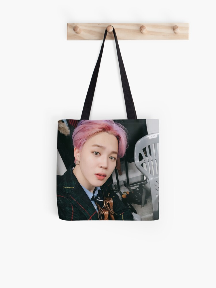 Pink BTS Jimin Allover Printed Backpack