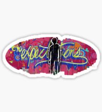 Keine Erwartungen Spiderverse Aufkleber Sticker