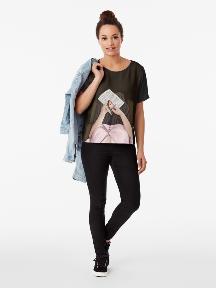Alternate view of Kingdom Hell Chiffon Top