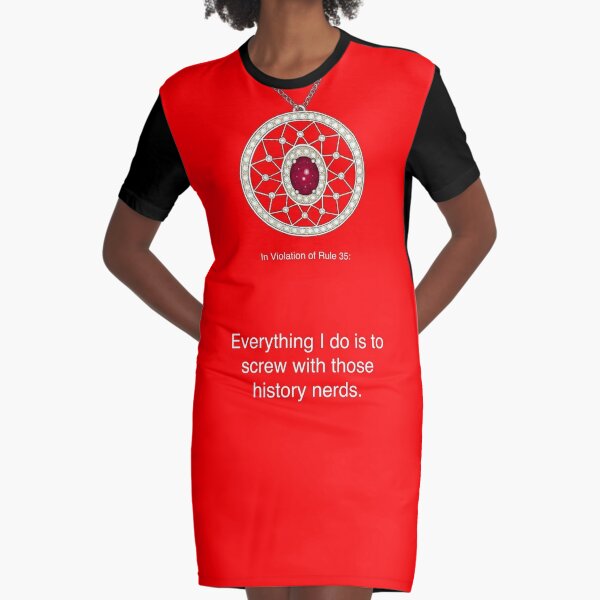 Dr Bright S Amulet Rule 35 Graphic T Shirt Dress By Naevern Redbubble - red amulet in roblox