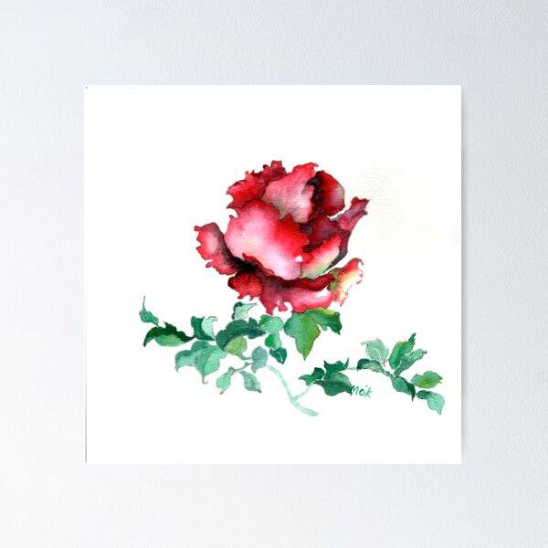 Red Rose Poster