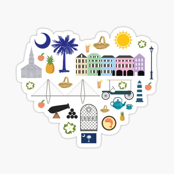 Item preview, I Love Charleston, South Carolina designed and sold by hazelbasil.