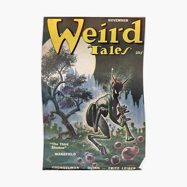 WEIRD TALES FUTURE ALIEN SCI FI FICTION Poster Comics Canvas art Prints