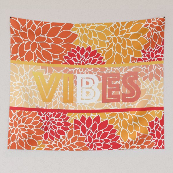 Item preview, Funky VIBES flower collage summer design  designed and sold by onjcdesign.