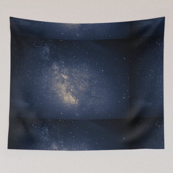 Item preview, Yellow particles in  a starry night  designed and sold by DelightfulArts.