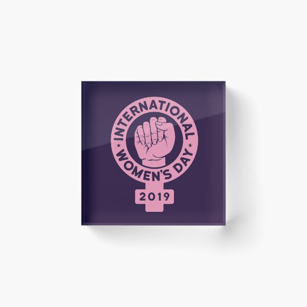 International Women's Day 2019 Acrylic Block