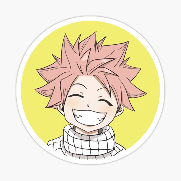 Natsu Circle Chibi Sticker