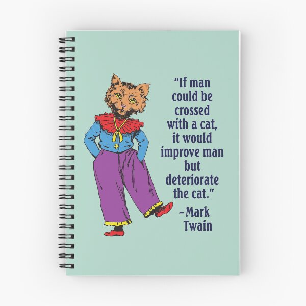 Item preview, Mark Twain Cat designed and sold by Chromawave.