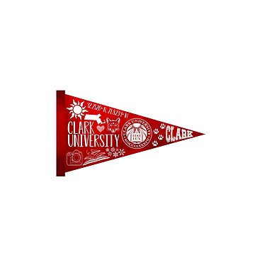 Artwork thumbnail, Clark University Pennant by Julia Rosenberg