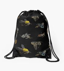 Gebürtiges australisches Bienenmuster Rucksackbeutel