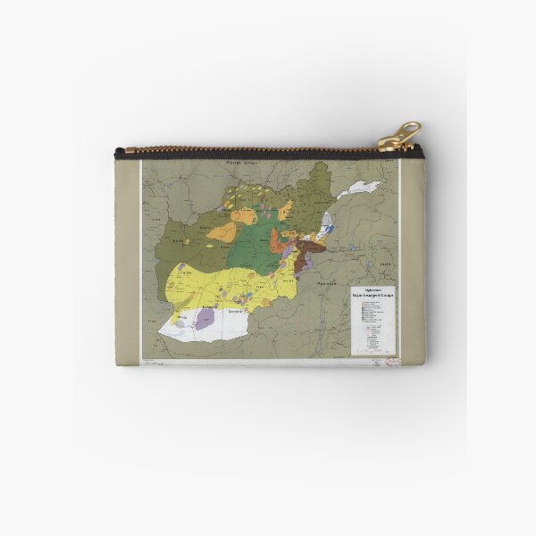 Item preview, Afghanistan Major Insurgent Groups Map (1985) designed and sold by allhistory.