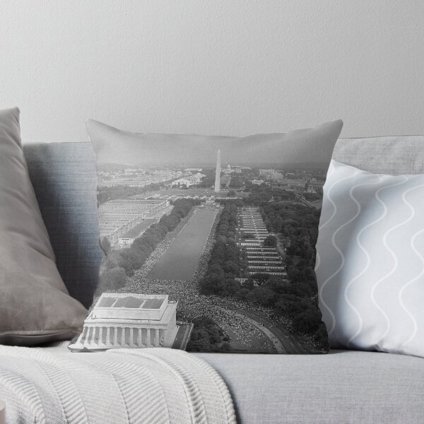 Item preview, Aerial View of the March on Washington August 28 1963 designed and sold by allhistory.
