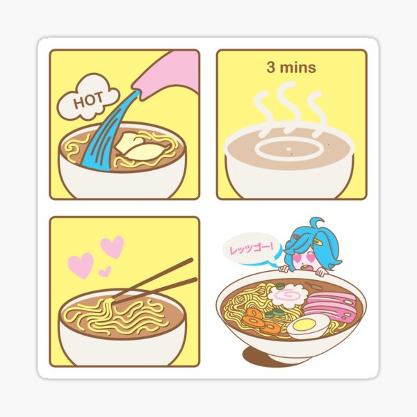 How To Ramen Sticker