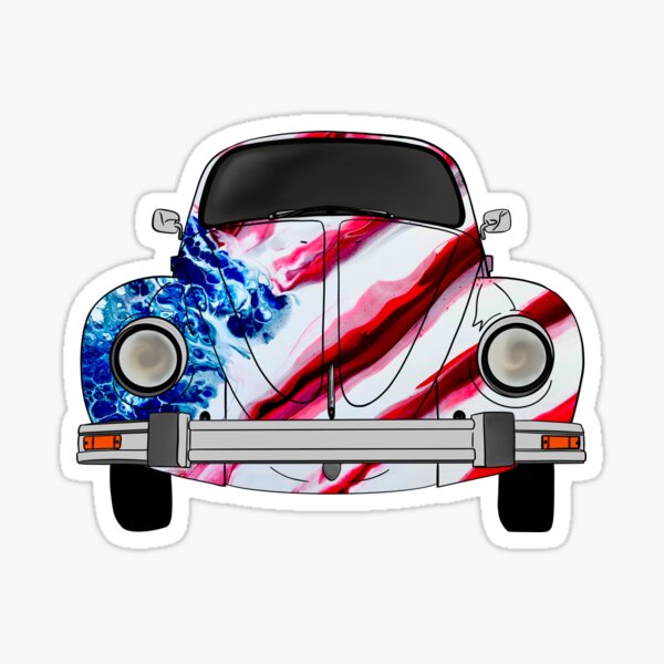 Vw Bug Stickers Redbubble 