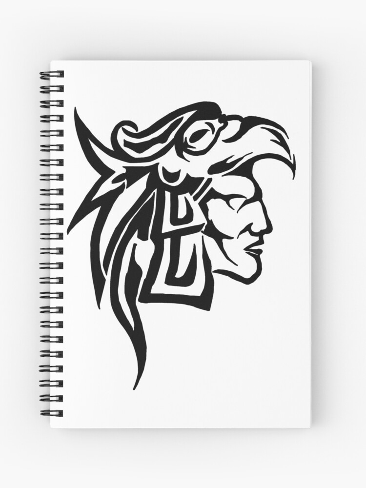 Cuaderno de espiral «Azteca águila guerrera» de ScapegoatPrints | Redbubble