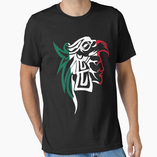 Item preview, Aztec Eagle Warrior - Mexican Flag designed and sold by ScapegoatPrints.