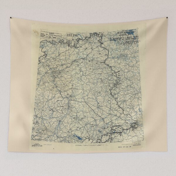 Item preview, May 5 1945 World War II HQ Twelfth Army Group situation map designed and sold by allhistory.