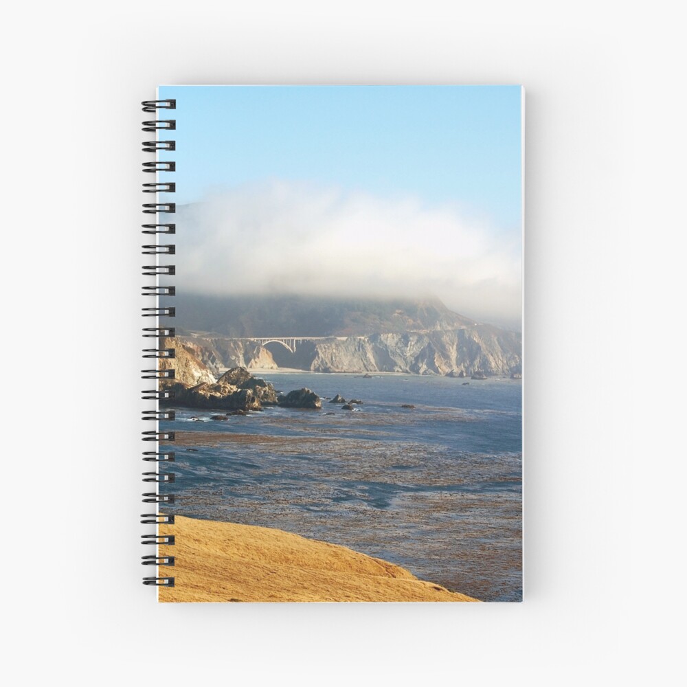 Coastal Gold Spiral Notebook