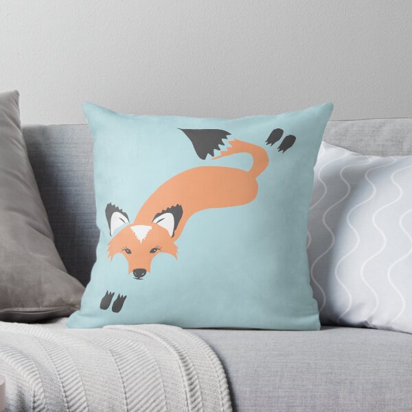 Foxy Roxy Throw Pillow