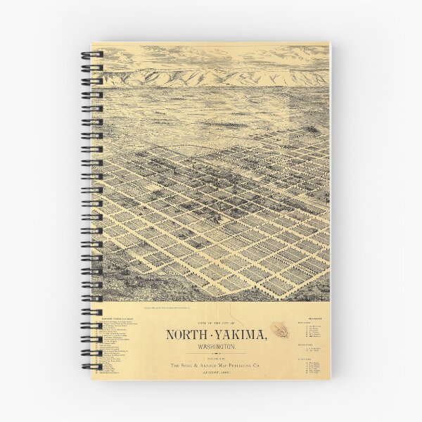 Item preview, View of the city of North Yakima Washington (1889) designed and sold by allhistory.