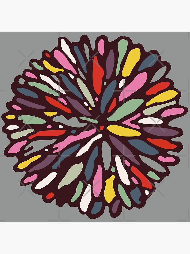 Retro Dahlia by beththompsonart