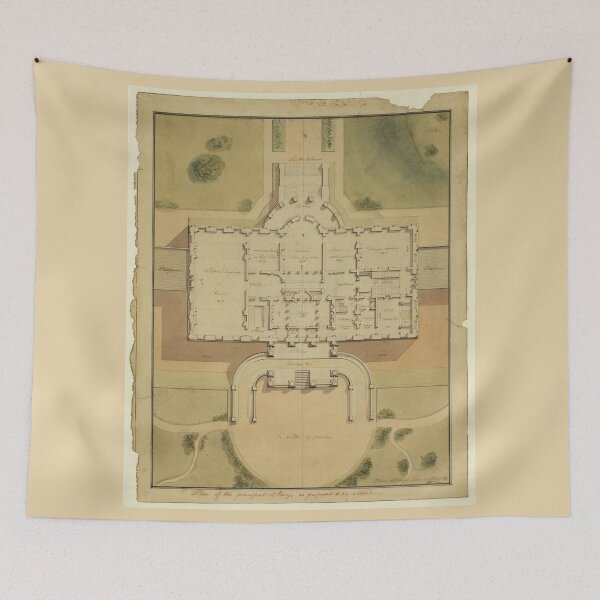 Item preview, The White House Washington D.C. Site Plan and Principle Story Plan designed and sold by allhistory.