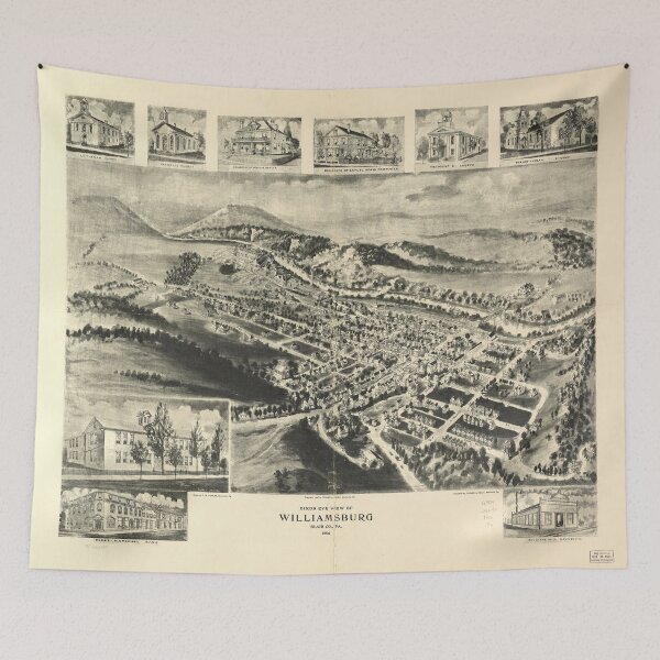 Item preview, Birds eye view of Williamsburg Pennsylvania (1906) designed and sold by allhistory.