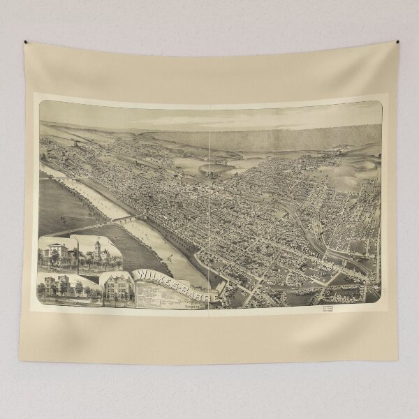 Item preview, Wilkes-Barre, Pennsylvania (1889) designed and sold by allhistory.