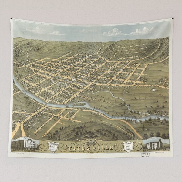 Item preview, Titusville, Crawford County, Pennsylvania (1871) designed and sold by allhistory.