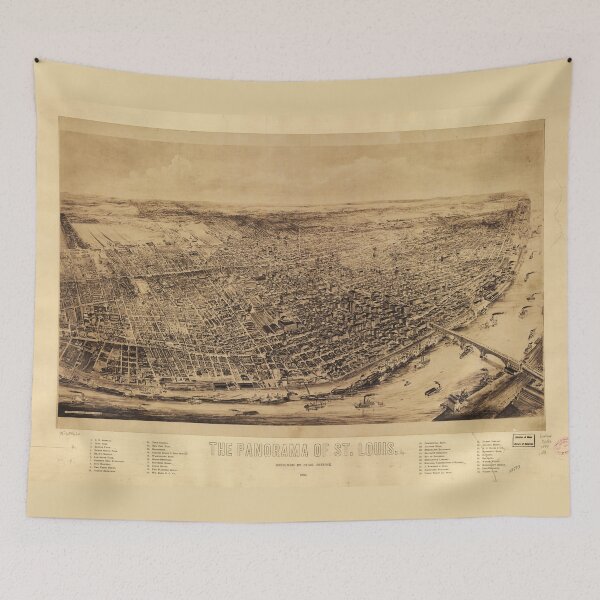 Aperçu de l'œuvre Panorama of St. Louis Missouri (1894) créée et vendue par allhistory.