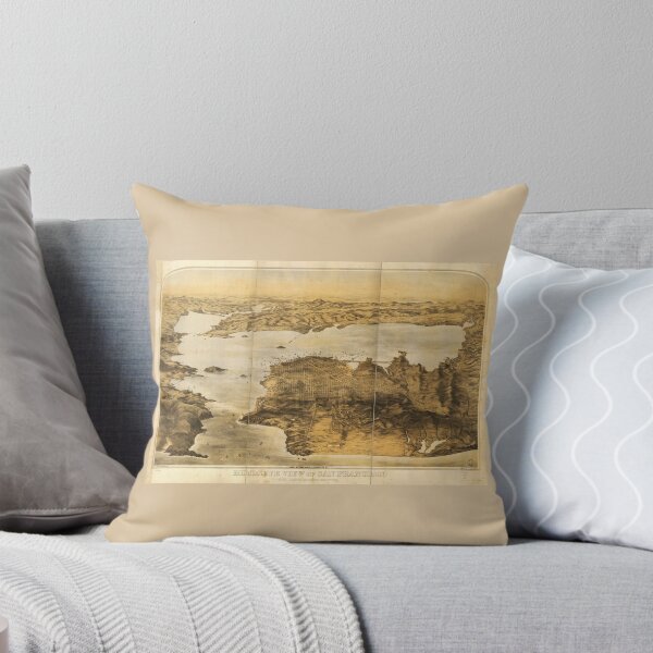 Item preview, Birdseye view of San Francisco California (1876) designed and sold by allhistory.