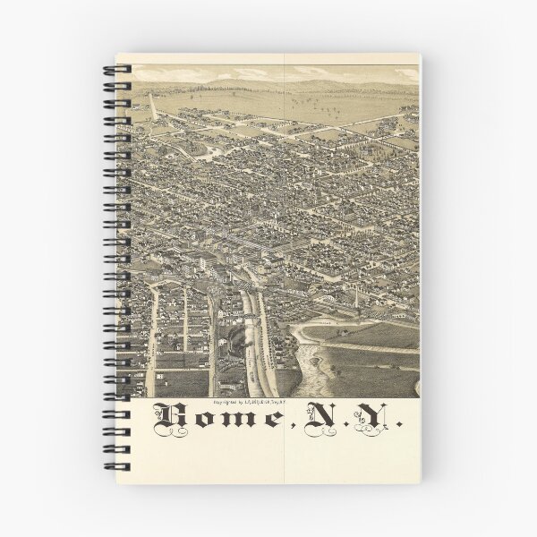 Item preview, Panorama View of Rome New York (1886) designed and sold by allhistory.