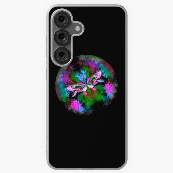 Magenta ButterFlu Sphere Samsung Galaxy Soft Case