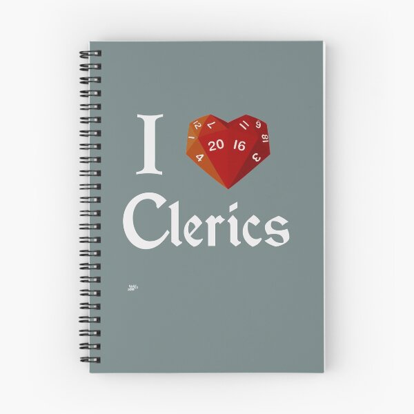 Item preview, I Heart-20 Clerics designed and sold by BartsGeekGifts.