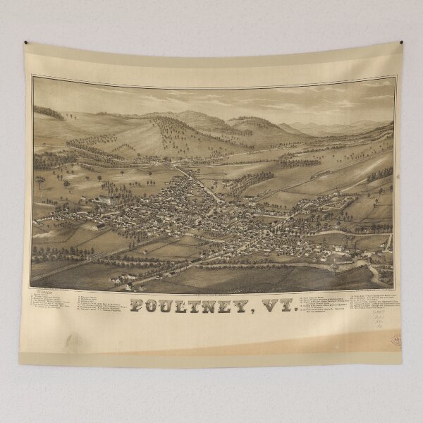 Item preview, Poultney Vermont (1886) designed and sold by allhistory.