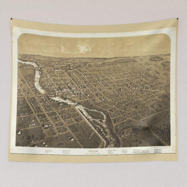 Item preview, Niles, Berrien County, Michigan (1868) designed and sold by allhistory.