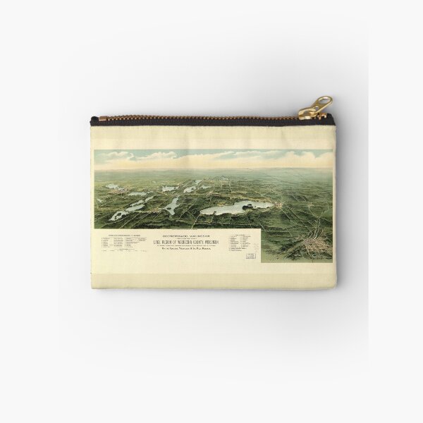 Item preview, Oconomowoc & Waukesha Wisconsin (1890) designed and sold by allhistory.