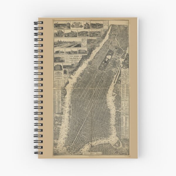 Item preview, The City of New York Map (1879) designed and sold by allhistory.