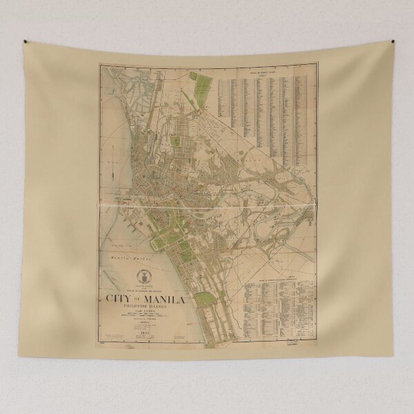 Item preview, City of Manila Philippines Map (1920) designed and sold by allhistory.