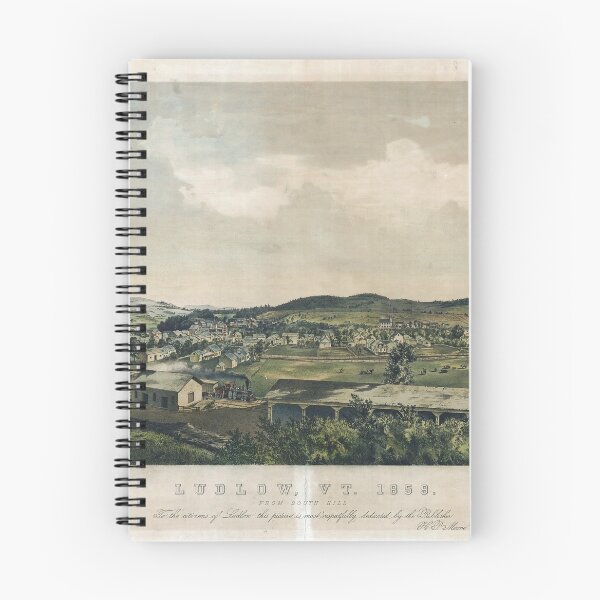 Item preview, Ludlow Vermont From South Hill (1859) designed and sold by allhistory.