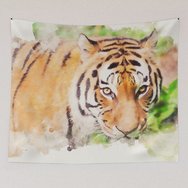 Item preview, Wild Tiger  designed and sold by AM FineArtPrints.