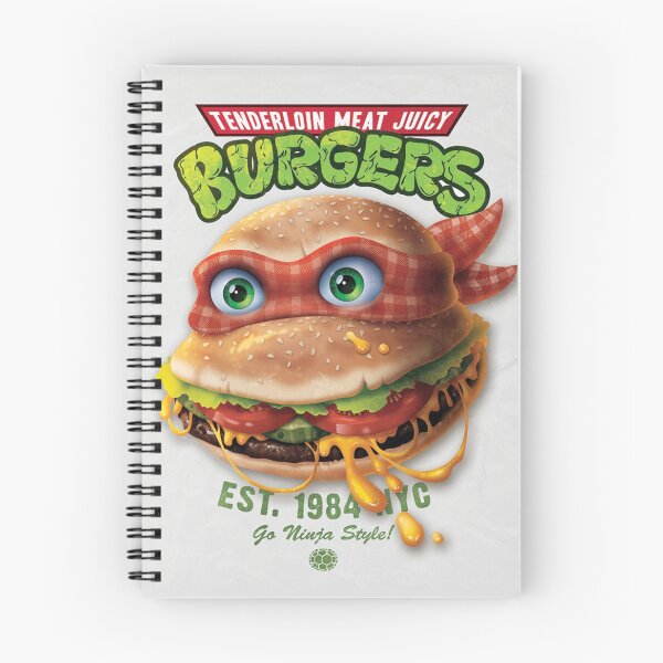 Item preview, ninja turtle burger designed and sold by Koala Designs & Print.