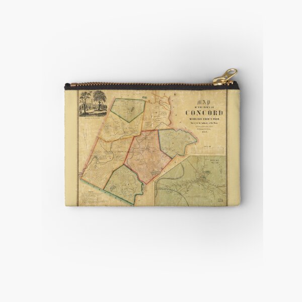 Item preview, Map of Concord Massachusetts (1852) designed and sold by allhistory.