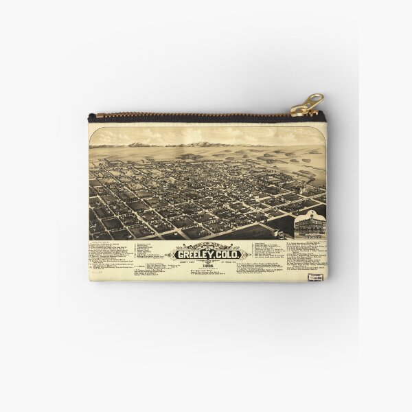 Item preview, Bird's eye view of Greeley Colorado (1882) designed and sold by allhistory.